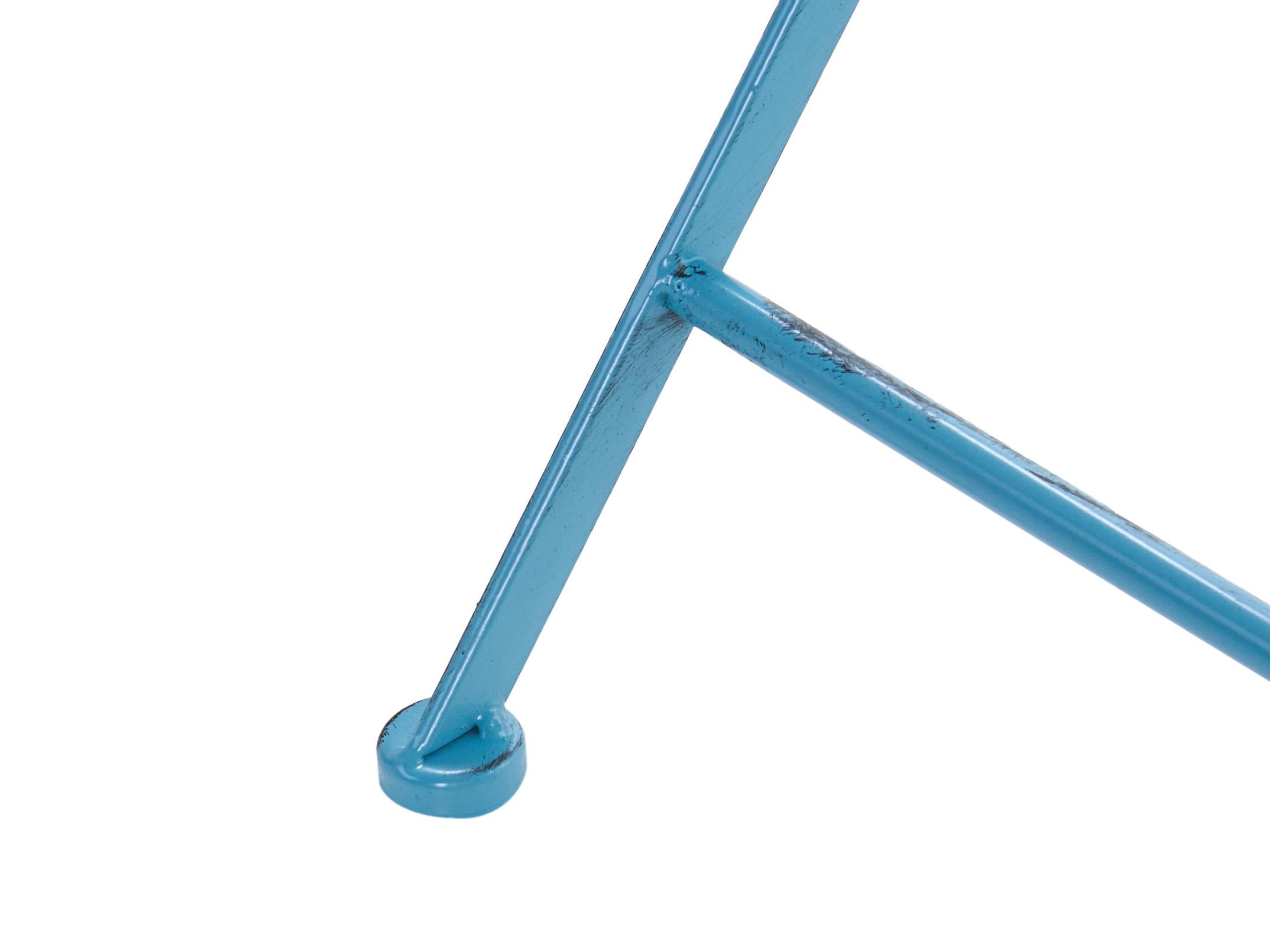 Bistrotafel PAVIA 71 cm 71 cm Metaal Blauw