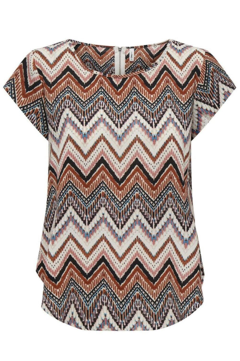 Only multi color dames t-shirt