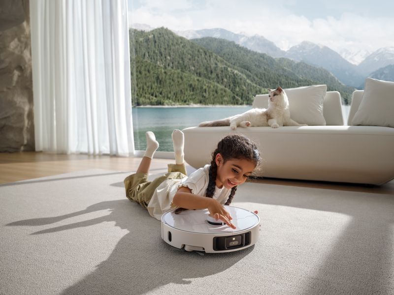 Dreame Saug- und Wischroboter L40 Ultra Weiss Roboterstaubsauger mit Basisstation