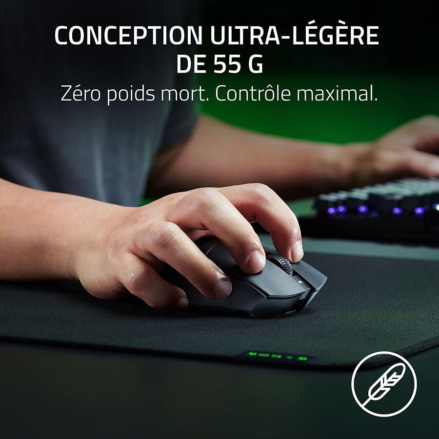 Razer DeathAdder V3 HyperSpeed - Noir