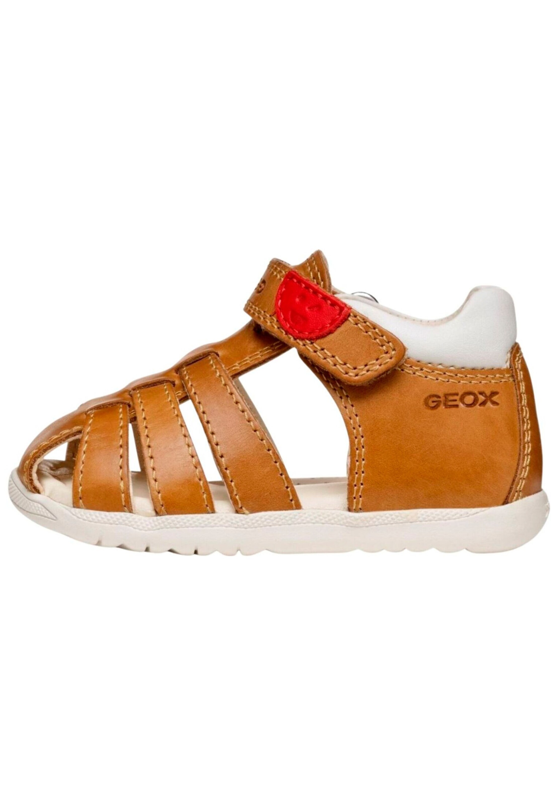 GEOX Halbschuhe Braun/Weiß