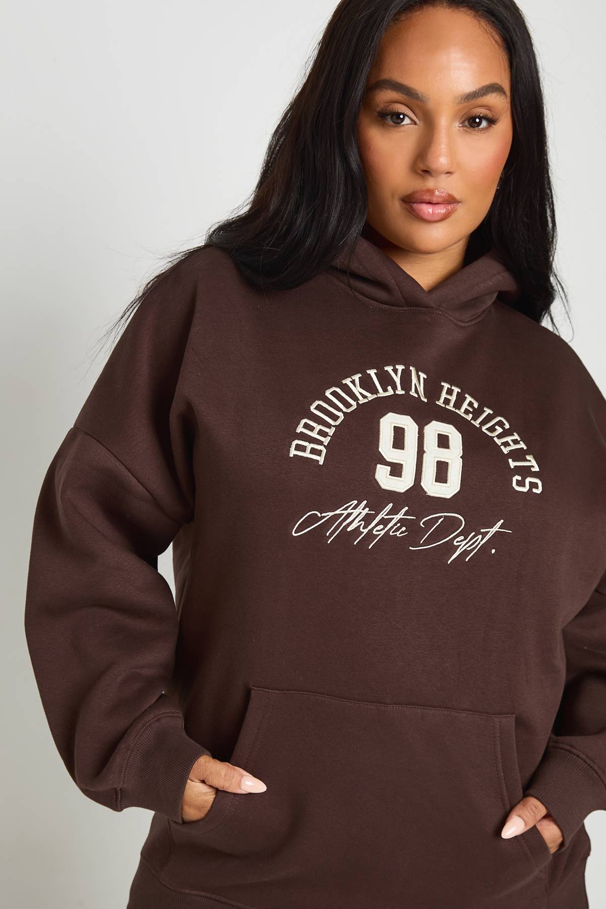 boohoo Sweat à Casynthétiqueche Surdimensionné Plus Brooklyn Heights 98