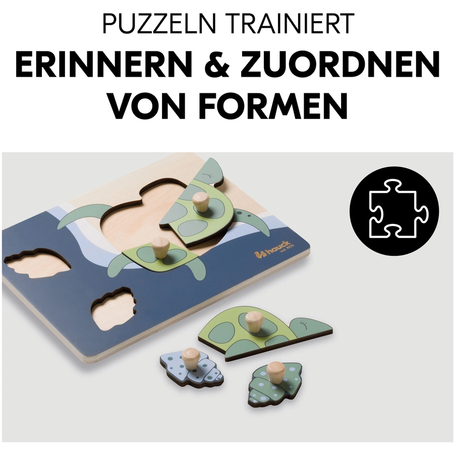 hauck Steckpuzzle Puzzle N Sort Turtle