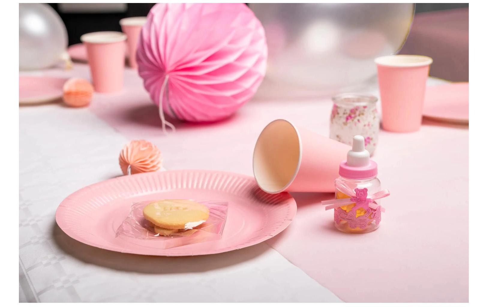Einwegbecher 2 dl, 15 Stück, Rosa15 Pappbecher