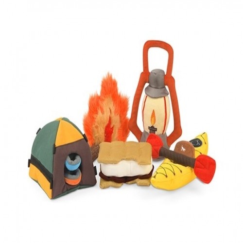 Brinquedos de pelúcia da coleção PLAY Pet Lifestyle Camp Corbin para cães