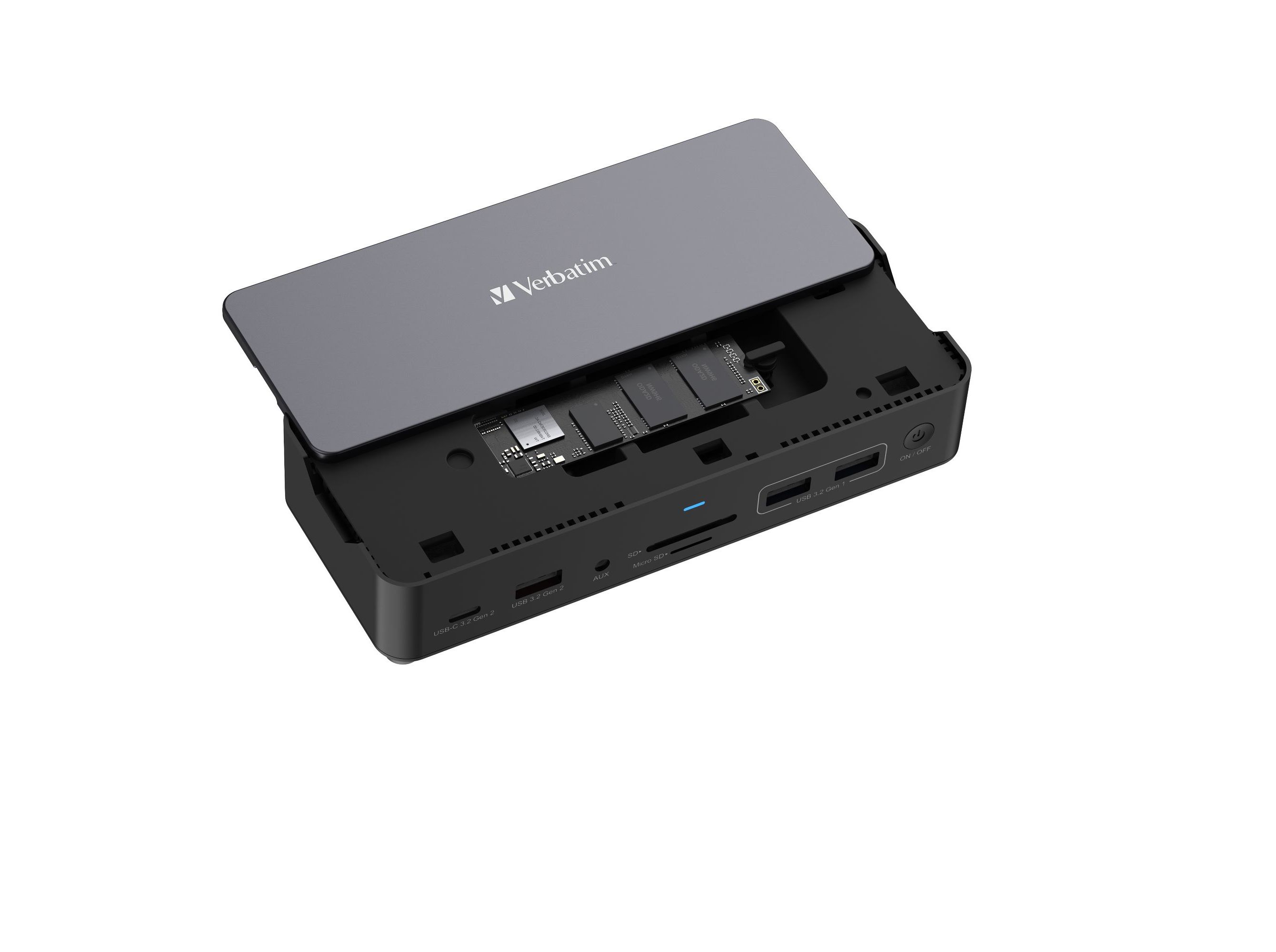 DOCKING STATION VERBATIM 15 PORTAS SSD 256GB