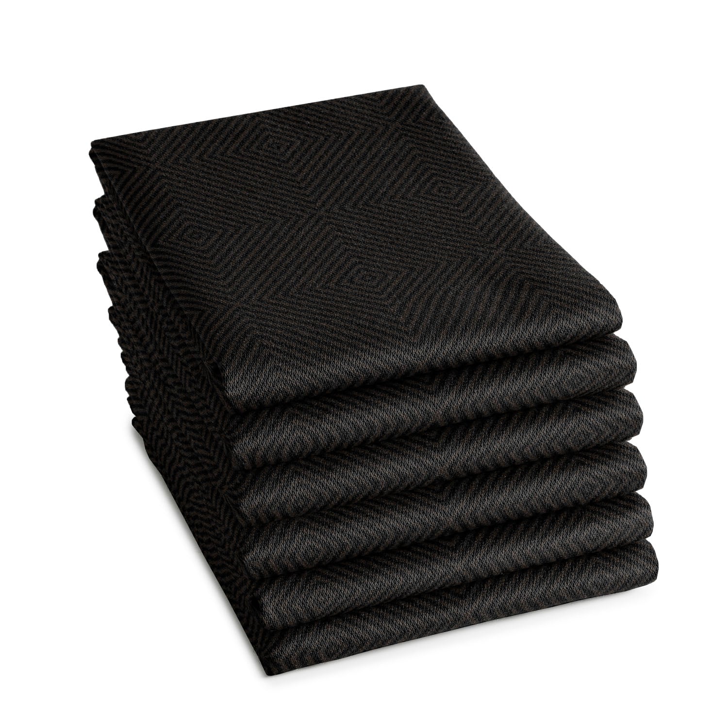 DDDDD theedoek Cisis - 60x65cm - Ebony - 6 stuks