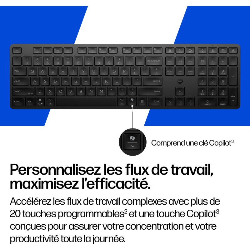 HP Clavier hybride multi-appareil 495K