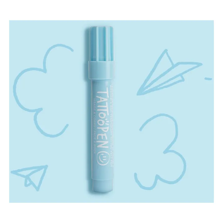 Nailmatic Kids Feutre de tatouage temporaire Tattoopen | Bleu ciel