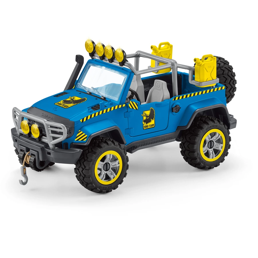 schleich® Spielset Geländewagen mit Dino-Außenposten 41464