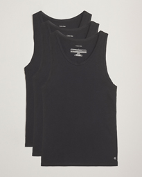 Calvin Klein 3-Pack Cotton Tank Top Black