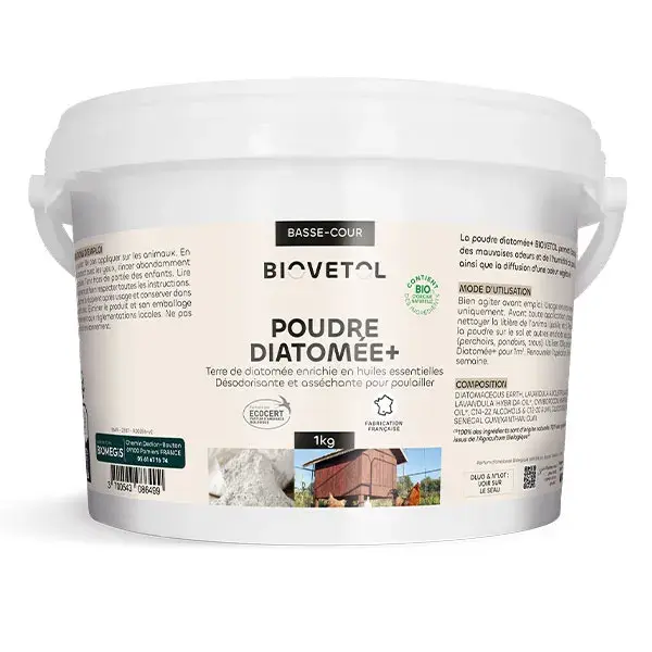 Biovetol - Pó de Terra Diatomácea Orgânica - 200g