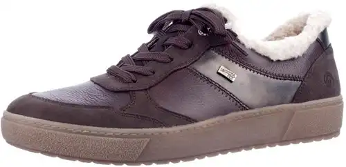 Remonte donkerbruin combi D2T02-25 - maat 43 veterschoen donkerbruin - maat 43 Calandschoen