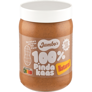 Jumbo's 100% Pindakaas Naturel 600 g