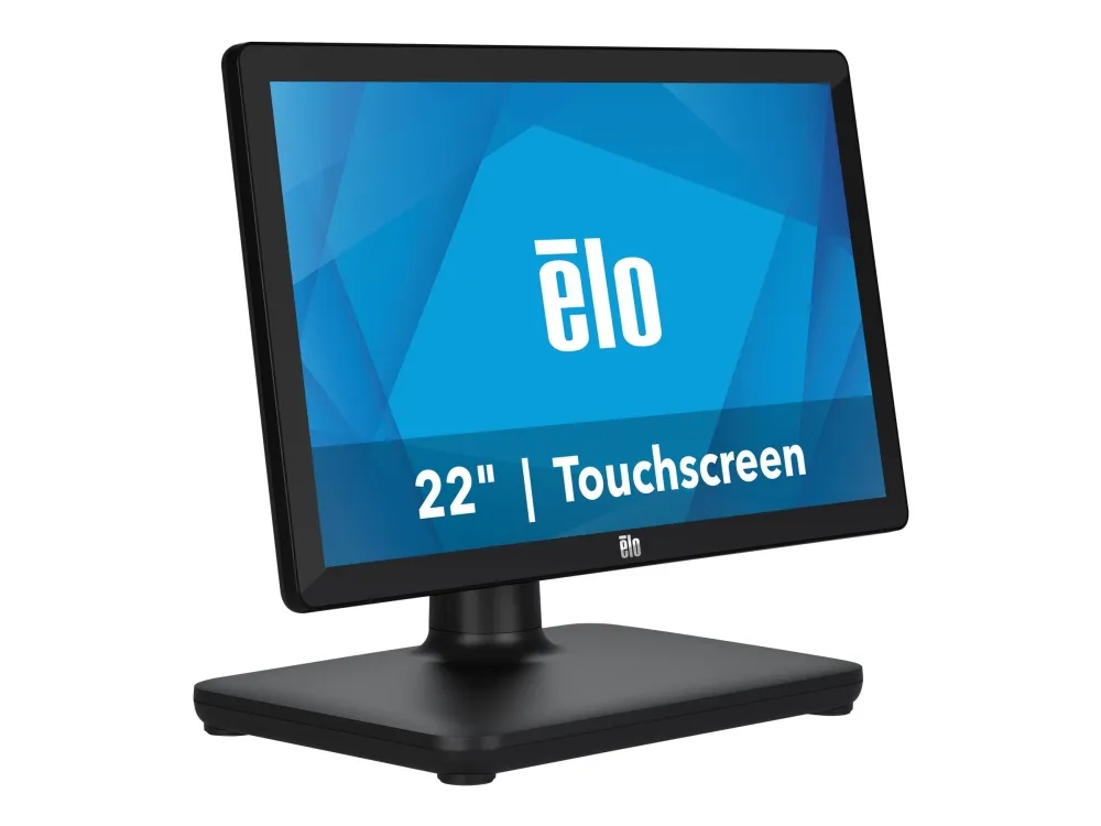 EloPOS System i5 - Med I/O Hub Stand - alt-i-én - 1 x Core i5 8500T / op til 3.5 GHz - vPro - RAM 8 GB - SSD 128 GB - UHD Graphics 630 - Gigabit Ethernet - 802.11a/b/g/n/ac, Bluetooth 5.0 - Win 10 IoT Enterprise LTSB 64-bit - skærm: LED 21.5