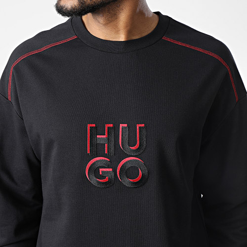 Sweat Crewneck Monologo 50478920 Noir