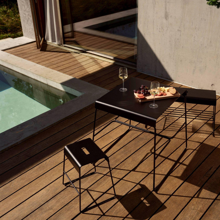 Zone Denmark A-Café Outdoor tafel 75x58 Black