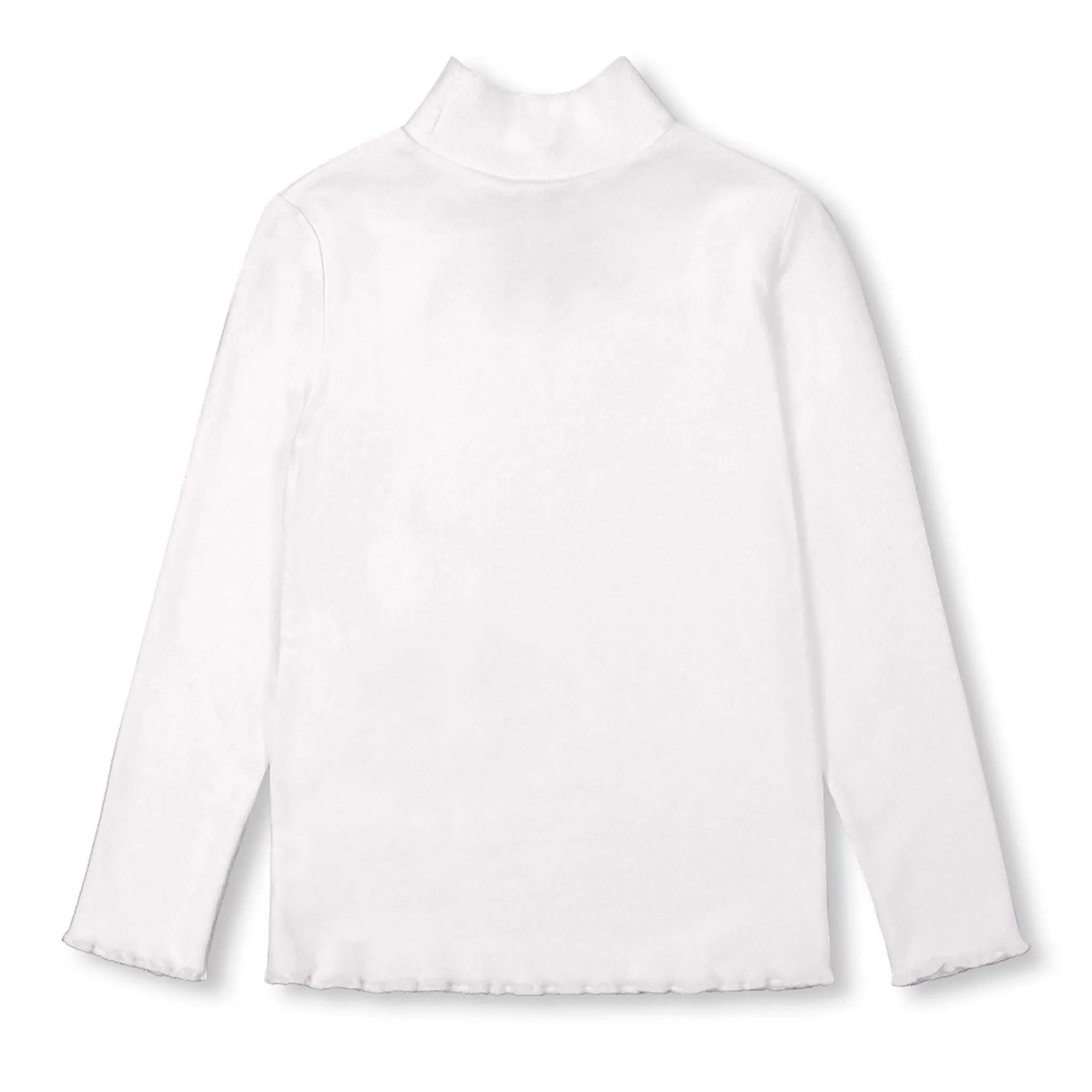 Deux par Deux T-Shirt Col Roule Basique 7-10ans