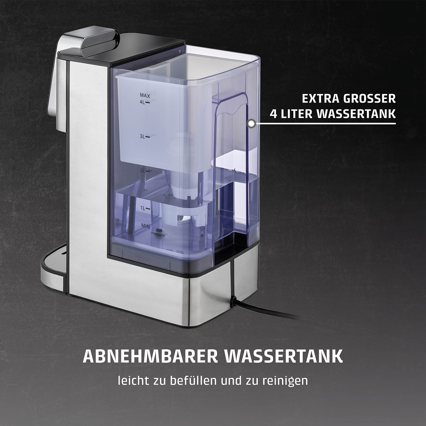 HW 1660 + Ersatz-Wasserfilter (6er-Set)