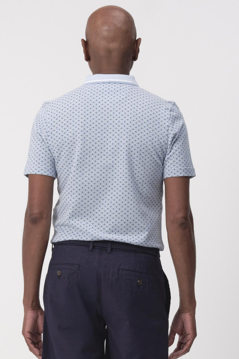 Campbell blauwe heren polo
