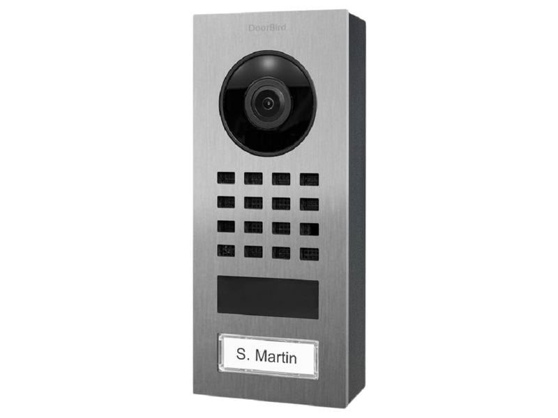 Doorbird IP Türstation D1101V Aufputz IP-Videotürsprechanlage  aus Edelstahl mit 1 Ruftaste
