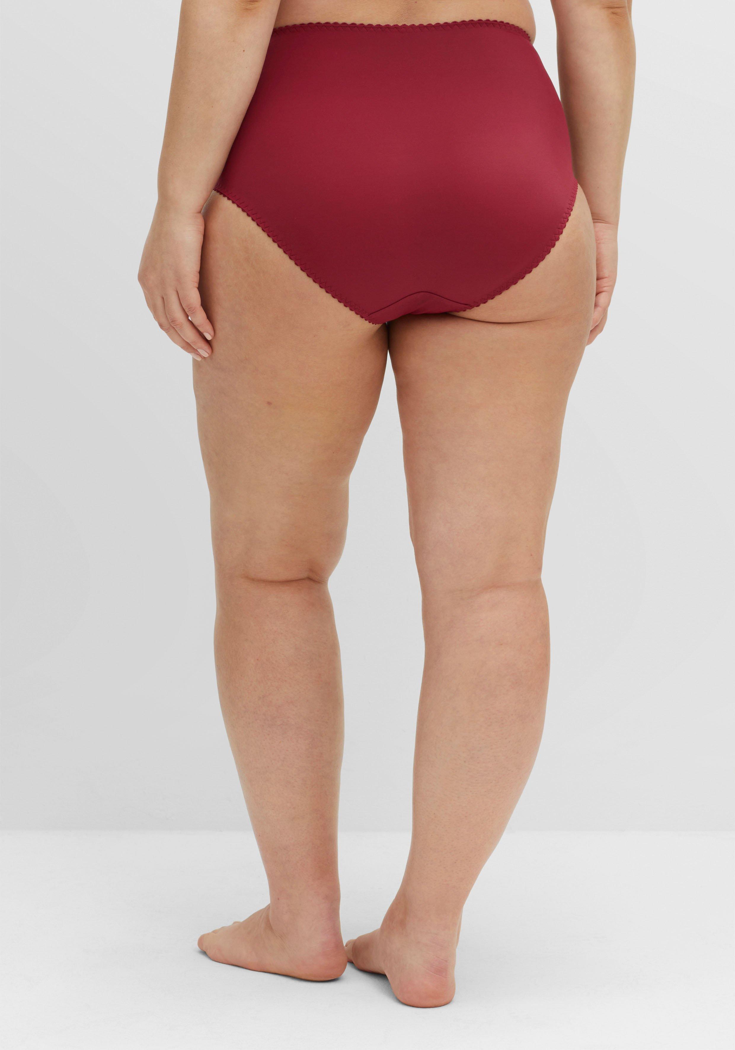 Taillenslip mit transparenter Spitze