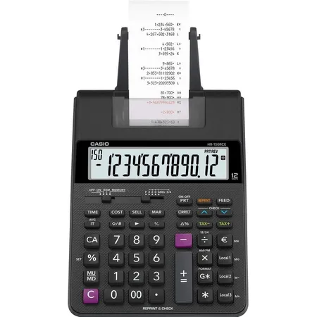 Casio Tischrechner HR-150RCE, druckend