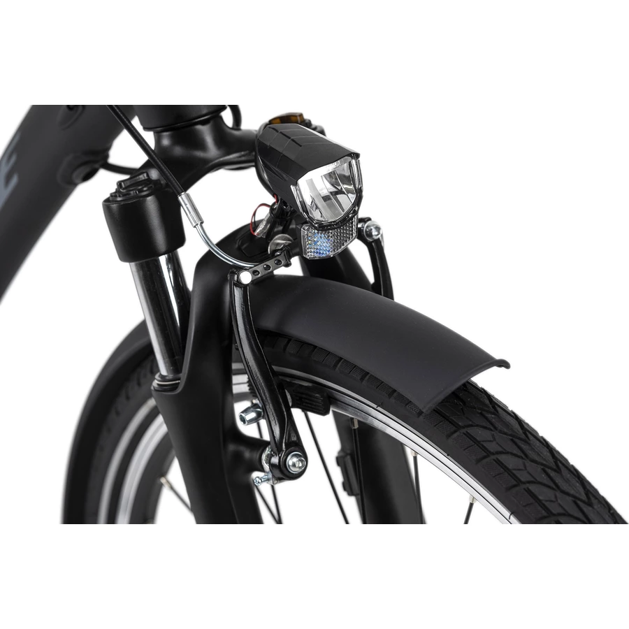 Adore Pedelec E-Bike Cityfahrrad 28'' Adore Versailles schwarz-blau schwarz