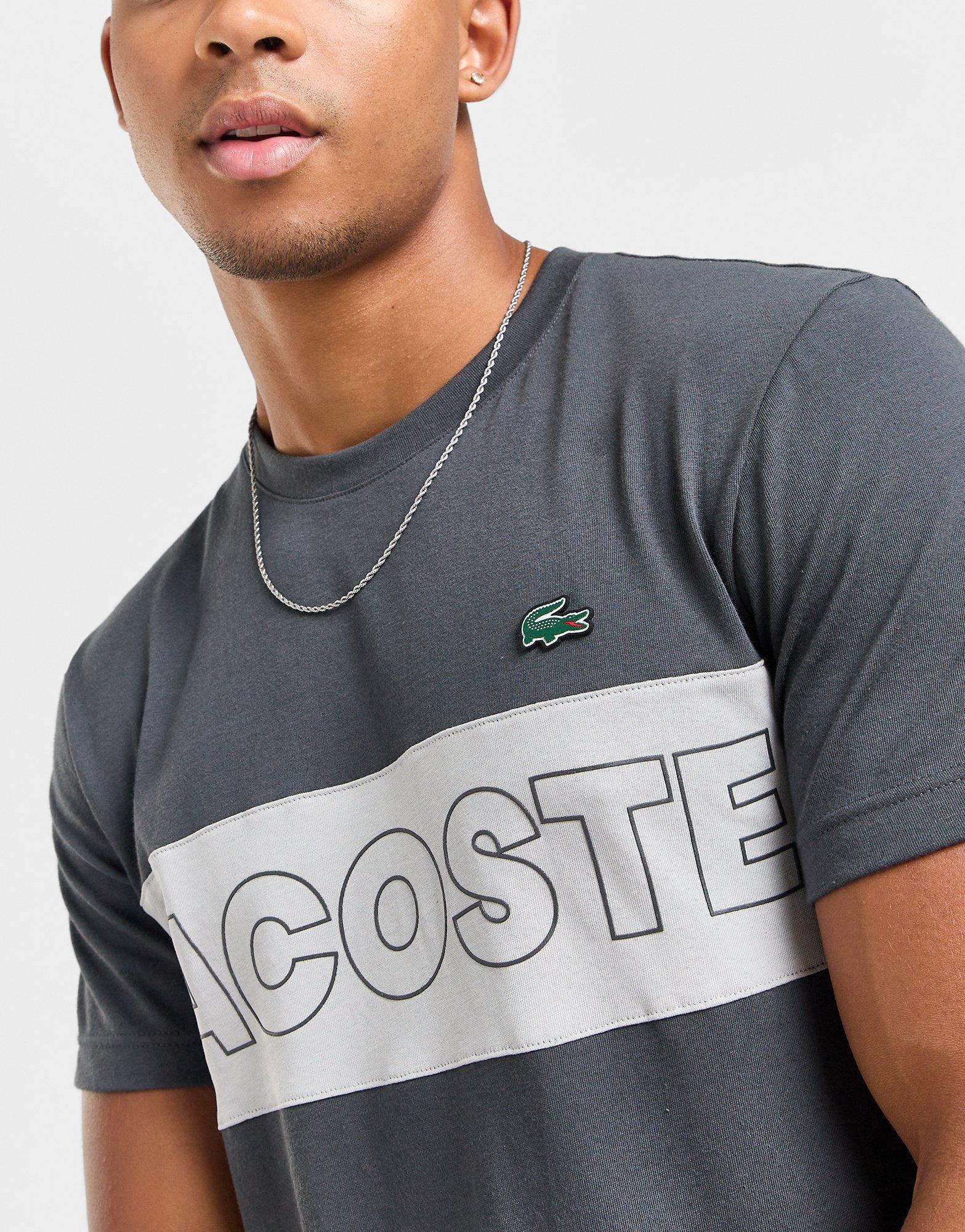 Lacoste T-shirt Colour Block Branded Homme