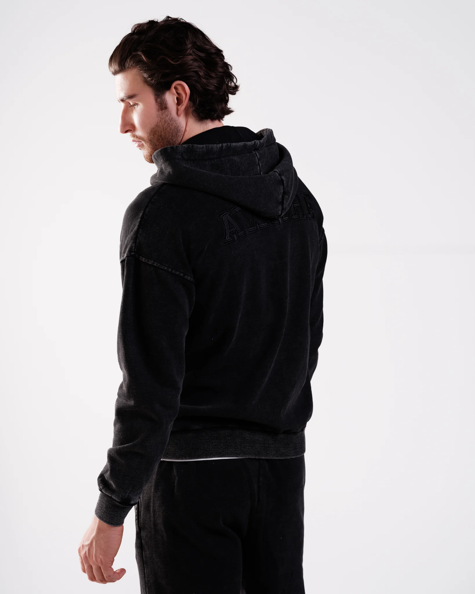 AWARE Hoodie Washed Black