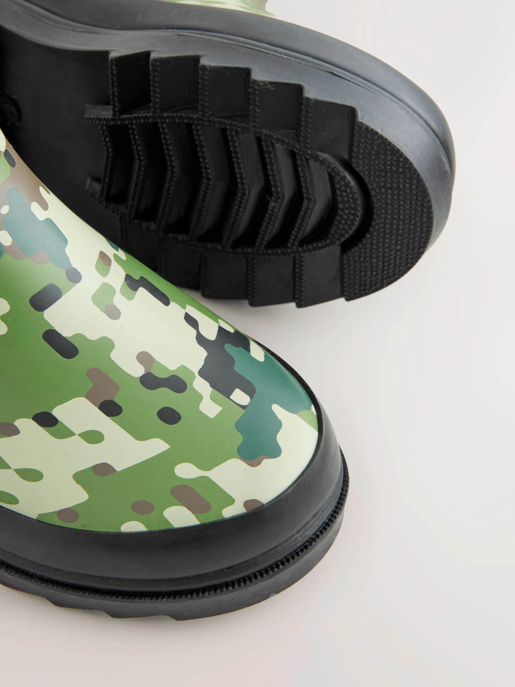 Groene camouflage - Rubberen regenlaarzen