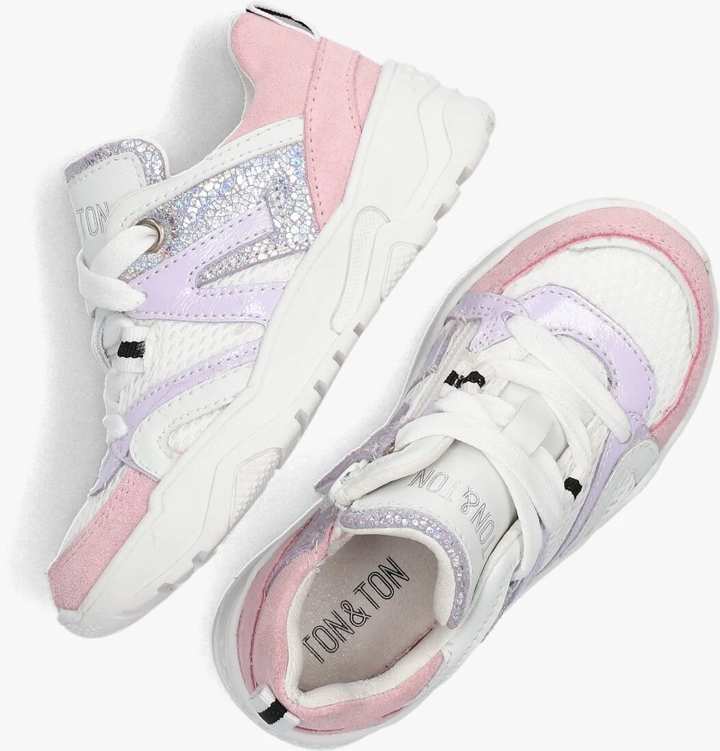 TON & TON roze ton & ton lage sneakers signy