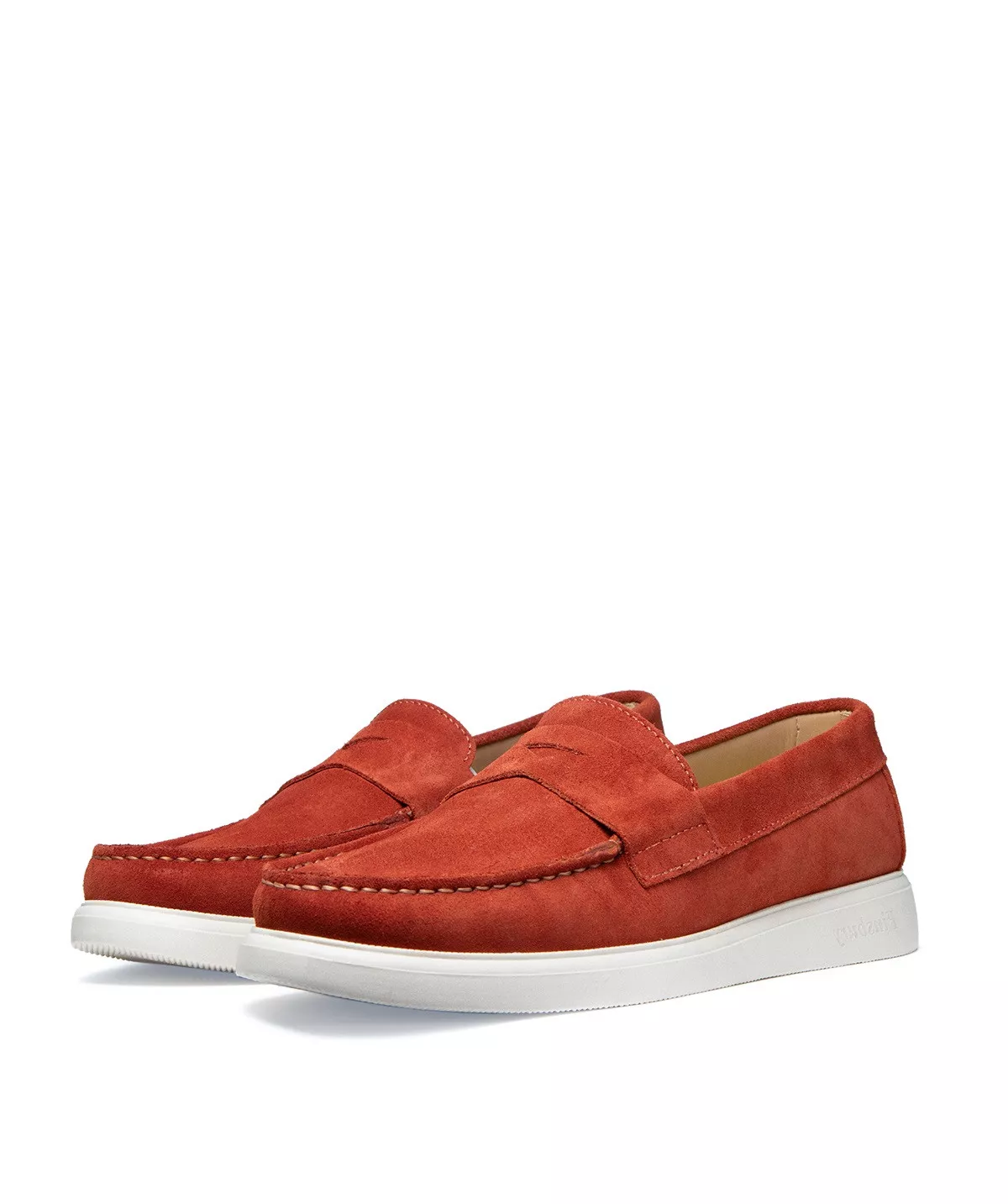 Mocassin Acapulco Veau Velours Brique