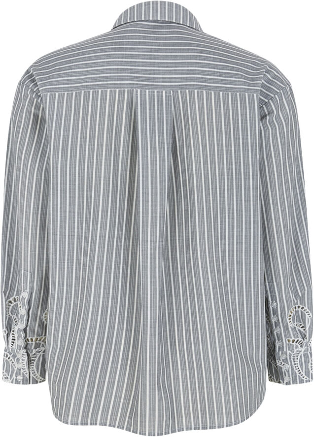 Soft Rebels SRBibi Shirt Striped Grey yd stripe