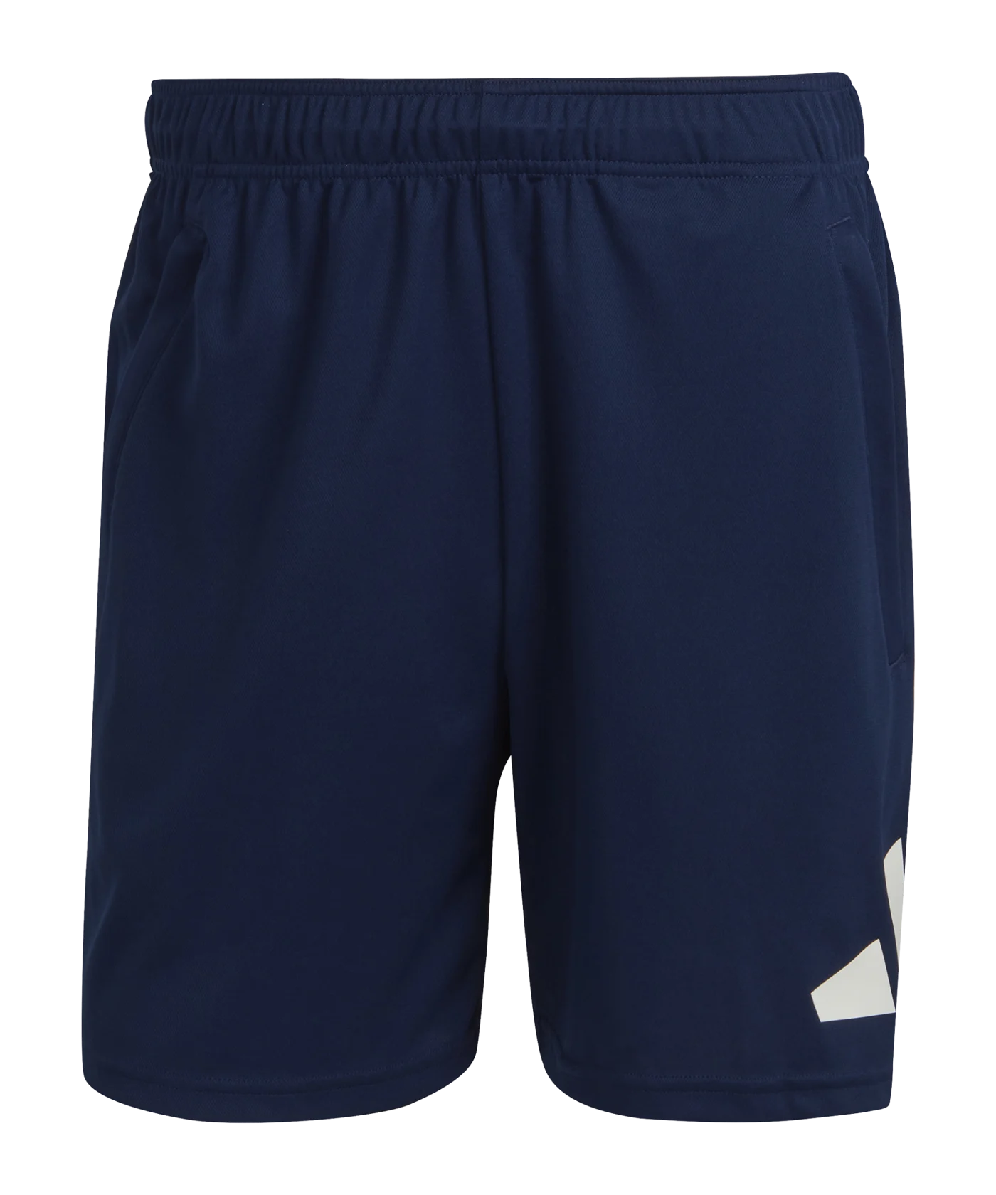 adidas Logo Trainingsshort Blau Weiss