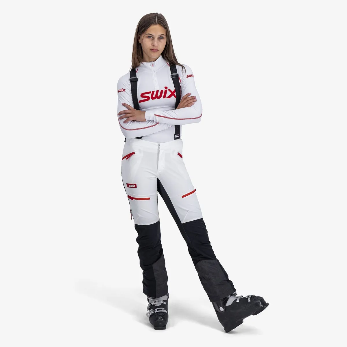 Swix Women's Surmount Soft Shield Pants Bright White