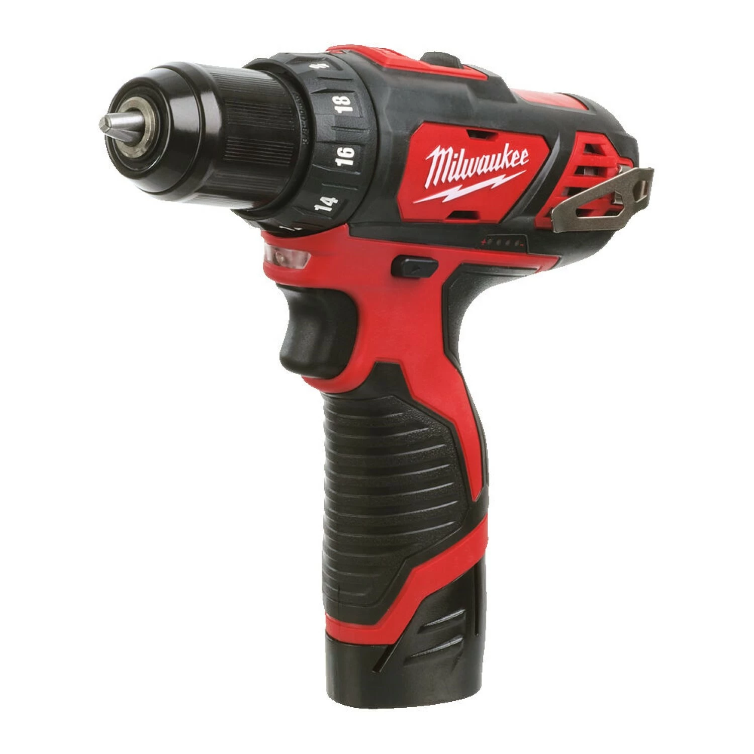 Milwaukee M18 BDD-202C 18V Li-Ion accu boor-/schroefmachine set (2x 2.0Ah accu) in koffer