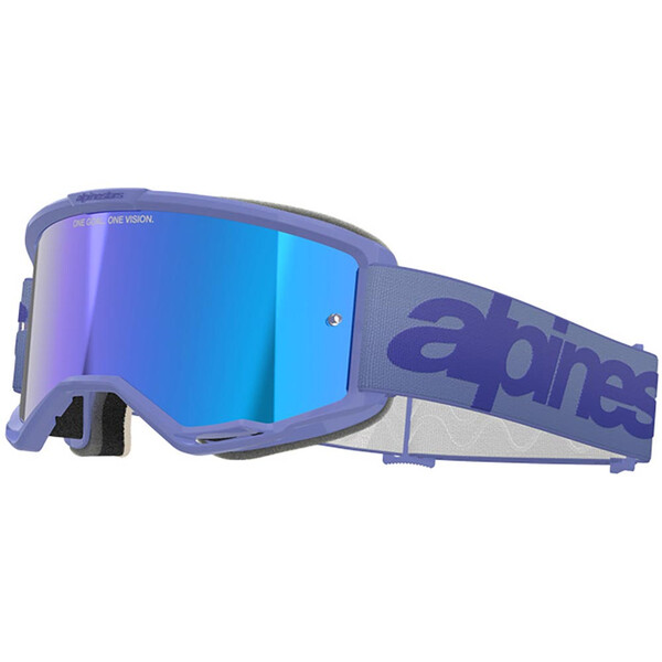 Alpinestars - Masque Vision 5 Wordmark Mirror Violet / Bleu