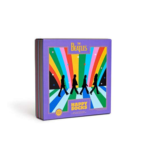 Happy Socks Beatles Gaveæske 3-pak Strømper, Turquoise, 41-46