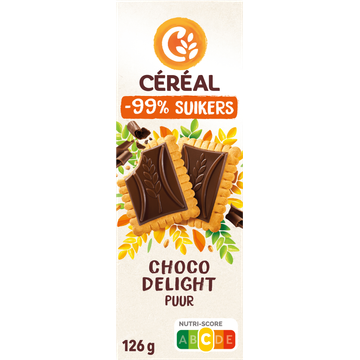 Céréal Minder Suikers Choco Delight Puur 126 g