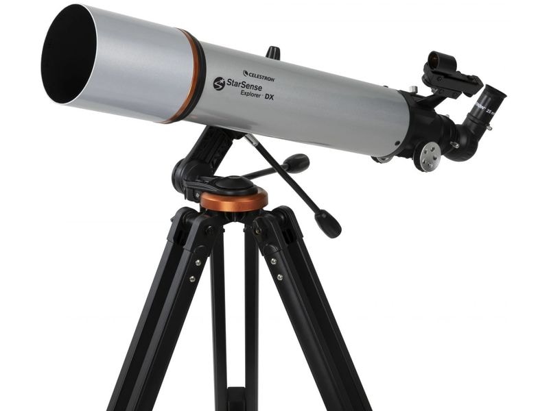 Celestron Teleskop StarSense Explorer DX 102 Teleskop, das Ihr Smartphone zur Analyse des Nachthimmels und zur Berechnung seiner Position in Echtzeit nutzt