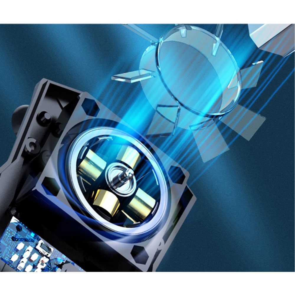 Universal Smartphone Kühler Gaming Handy Überhitzungsschutz Ventilator - Schwarz