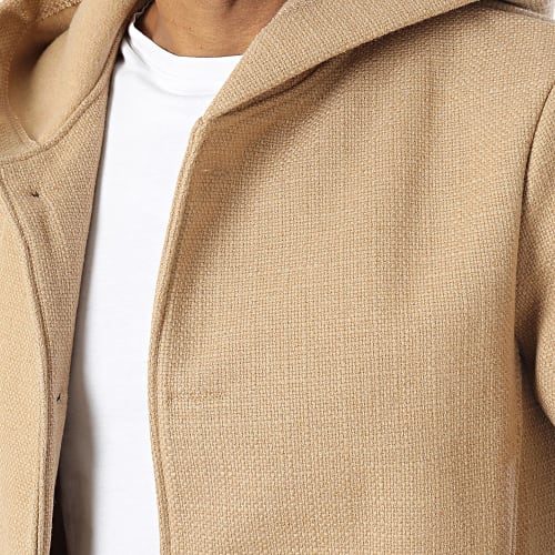 Manteau Capuche Beige
