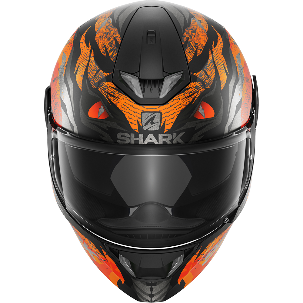 Shark - Casque Skwal 2 Iker Lecuona Noir / Orange / Gris