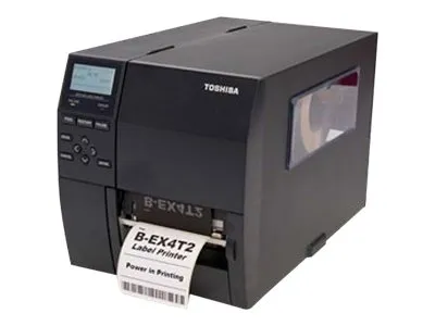 Toshiba TEC B-EX4T2-HS12-QM-R - Etiketprinter - direkte termisk/termisk overførsel - Rulle (11,4 cm) - 600 dpi - op til 152 mm/sek. - USB 2.0, LAN