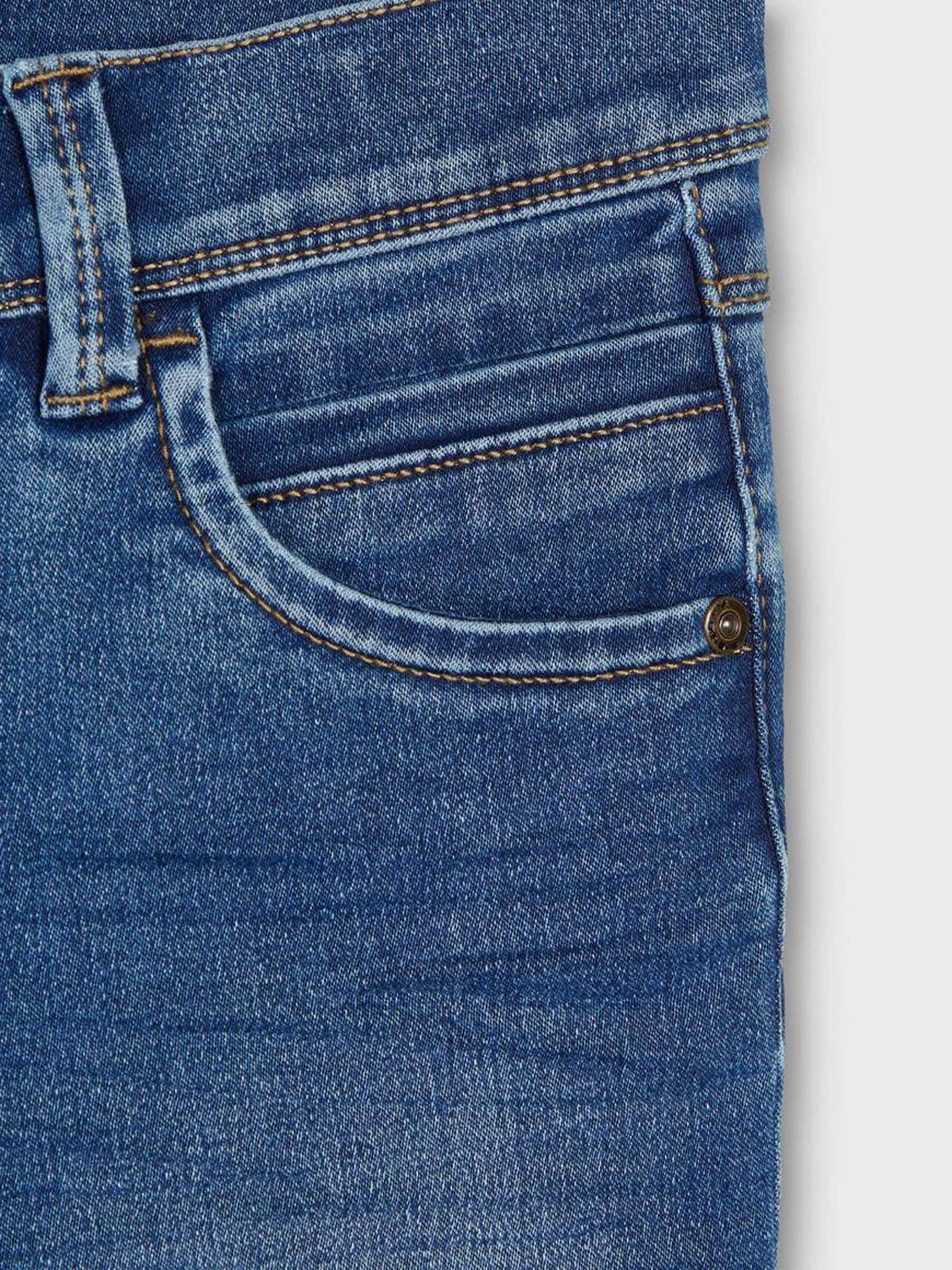 Normaal blauw - Name It slim-fit jeans voor jongens