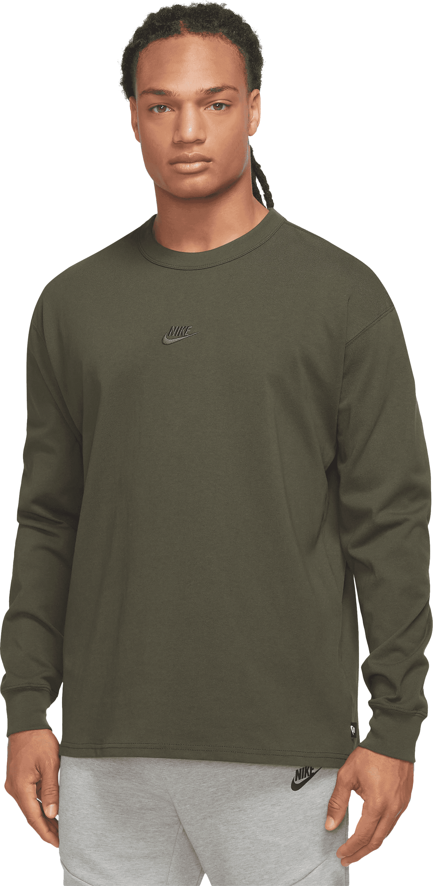 Nike Essentials Premium Sweatshirt Grün F325