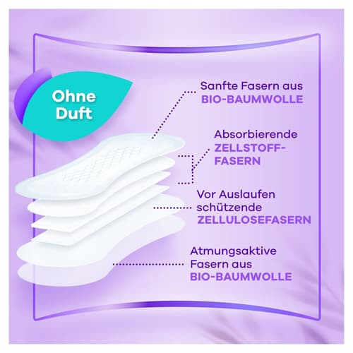 Always Daily Fresh Slipeinlagen Long, mit 100 % pflanzenbasierten Fasern, 38 Stück, ohne Duft