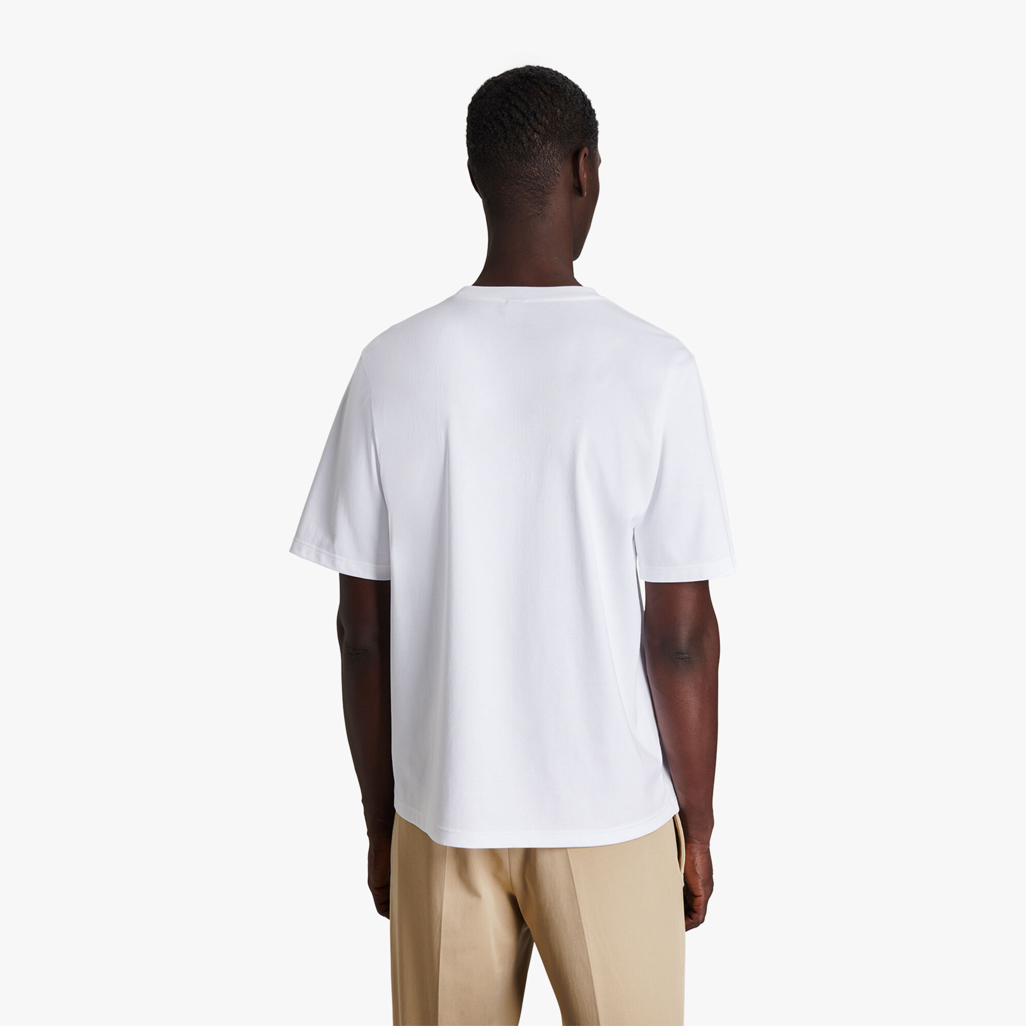 T-Shirt Avec Details En Cuir