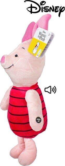 Grisling Bamse Med Lyd - Disney Peter Plys - 28 CM